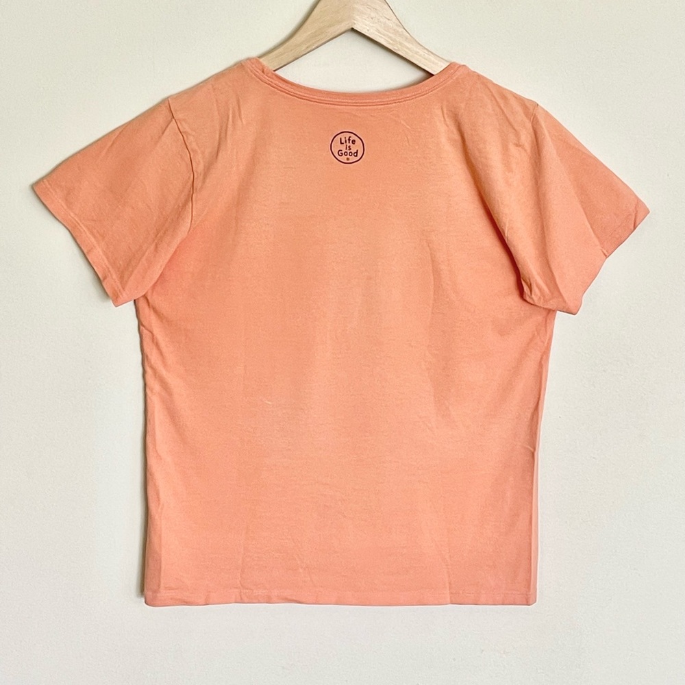 Life Is Good Horse Graphic Peach Crusher T Shirt Women’s Medium Classic Fit - Picture 10 of 14